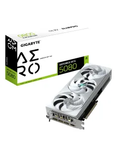 GIGABYTE GeForce RTX 5080 AERO OC SFF 16G Scheda Grafica - 16GB GDDR7, 256 bit, PCI-E 5.0, 2730MHz Core Clock, 3 x DisplayPort,
