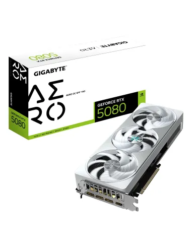 GIGABYTE GeForce RTX 5080 AERO OC SFF 16G Scheda Grafica - 16GB GDDR7, 256 bit, PCI-E 5.0, 2730MHz Core Clock, 3 x DisplayPort,