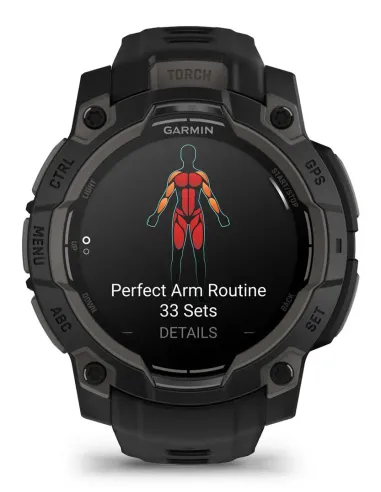 Garmin Instinct 3 AMOLED 3,05 cm (1.2") 45 mm Digitale 390 x 390 Pixel Touch screen Nero GPS (satellitare)