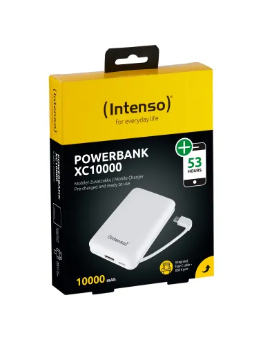 Intenso XC10000 Polimeri di litio (LiPo) 10000 mAh Bianco
