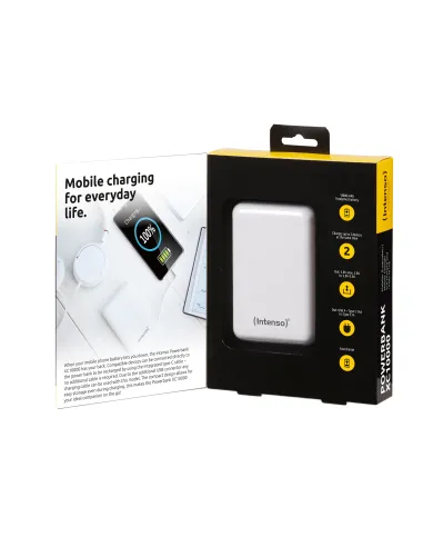 Intenso XC10000 Polimeri di litio (LiPo) 10000 mAh Bianco