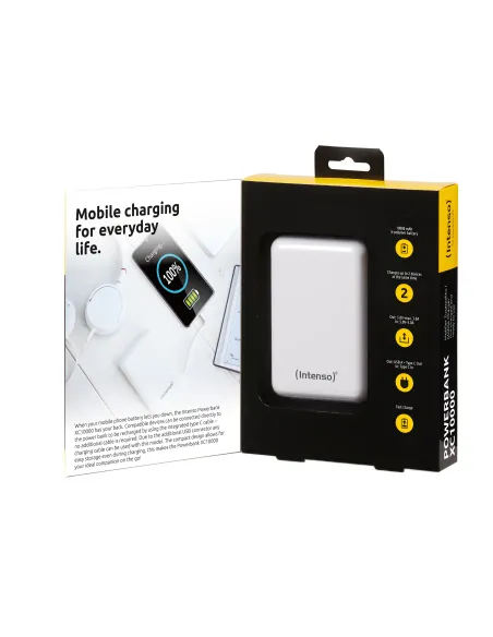 Intenso XC10000 Polimeri di litio (LiPo) 10000 mAh Bianco
