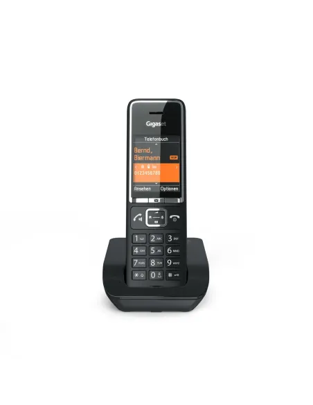 Gigaset COMFORT 550 Telefono analogico Identificatore di chiamata Nero