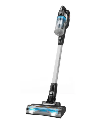 Black & Decker BHFEB520D1 scopa elettrica Aspirapolvere a bastone 2 in 1 Batteria Secco Senza sacchetto Nero, Trasparente,