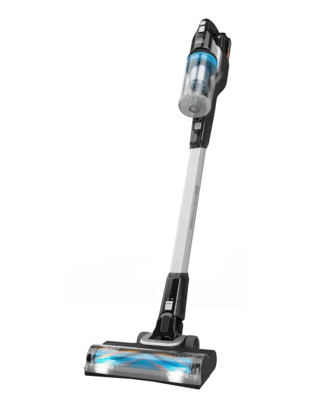 Black & Decker BHFEB520D1 scopa elettrica Aspirapolvere a bastone 2 in 1 Batteria Secco Senza sacchetto Nero, Trasparente,