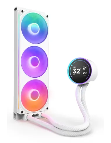 NZXT Kraken Elite 360 RGB Processore Raffreddatore di liquidi tutto in uno 12 cm Bianco 1 pz