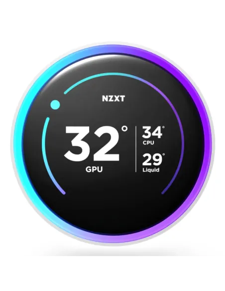 NZXT Kraken Elite 360 RGB Processore Raffreddatore di liquidi tutto in uno 12 cm Bianco 1 pz