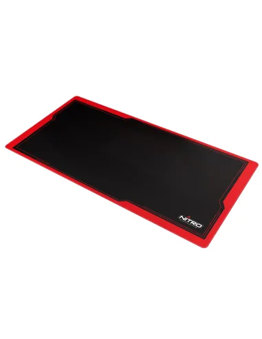 Nitro Concepts DM12 Tappetino per mouse per gioco da computer Nero, Rosso