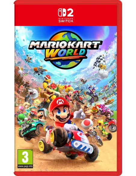Nintendo Mario Kart World Switch 2 Standard Cinese semplificato, Cinese tradizionale, Tedesca, DUT, Inglese, ESP, Francese,