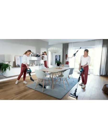 Bosch BSS71125AH scopa elettrica Aspirapolvere a bastone 2 in 1 Batteria Secco Senza sacchetto Nero, Blu