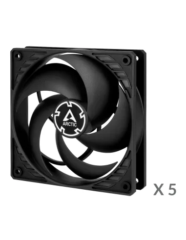 ARCTIC P12 Value Pack Case per computer Ventilatore 12 cm Nero