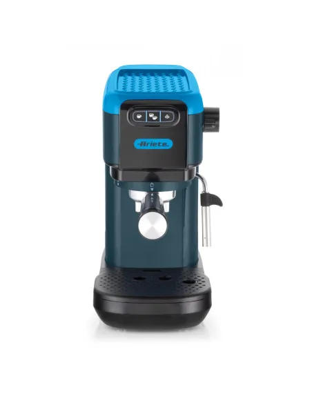 Ariete 1399 Macchina da caffè espresso Sky Blue, Per polvere e cialde ESE, 1300 W, Capacità 1,1L, 15 bar di pressione, Filtro