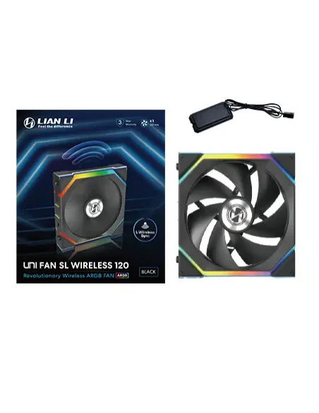 Lian Li UNI FAN SL Wireless 120 Case per computer Ventilatore 12 cm Nero 1 pz