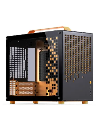Jonsbo Z20 Orange Black Mini Tower Nero, Arancione