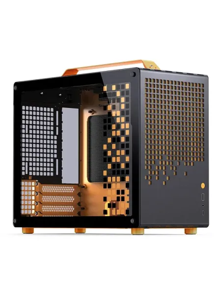 Jonsbo Z20 Orange Black Mini Tower Nero, Arancione