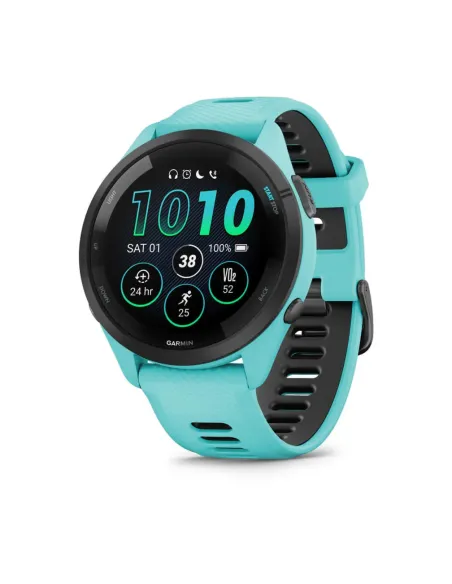 Garmin Forerunner 265 3,3 cm (1.3") AMOLED 46 mm Digitale 416 x 416 Pixel Touch screen Nero, Blu Wi-Fi GPS (satellitare)