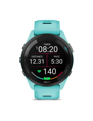 Garmin Forerunner 265 3,3 cm (1.3") AMOLED 46 mm Digitale 416 x 416 Pixel Touch screen Nero, Blu Wi-Fi GPS (satellitare)