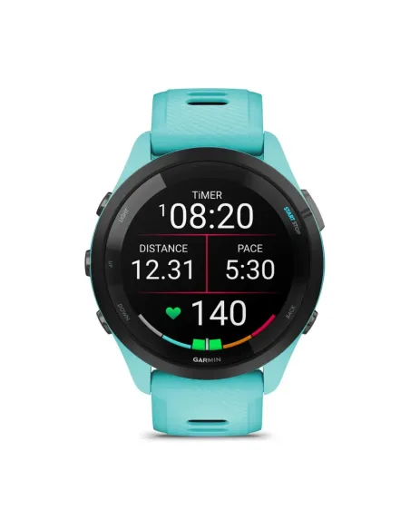 Garmin Forerunner 265 3,3 cm (1.3") AMOLED 46 mm Digitale 416 x 416 Pixel Touch screen Nero, Blu Wi-Fi GPS (satellitare)
