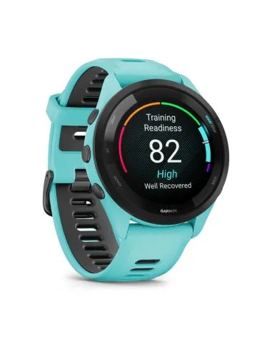 Garmin Forerunner 265 3,3 cm (1.3") AMOLED 46 mm Digitale 416 x 416 Pixel Touch screen Nero, Blu Wi-Fi GPS (satellitare)