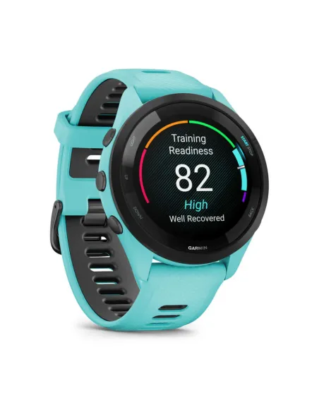 Garmin Forerunner 265 3,3 cm (1.3") AMOLED 46 mm Digitale 416 x 416 Pixel Touch screen Nero, Blu Wi-Fi GPS (satellitare)
