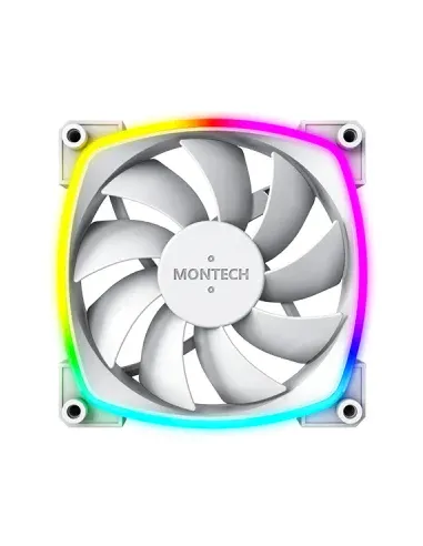 Montech AX120 PWM Case per computer Ventilatore 12 cm Bianco 3 pz