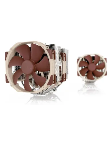 Noctua NH-D15 sistema di raffreddamento per computer Processore Refrigeratore 14 cm Beige, Marrone, Acciaio