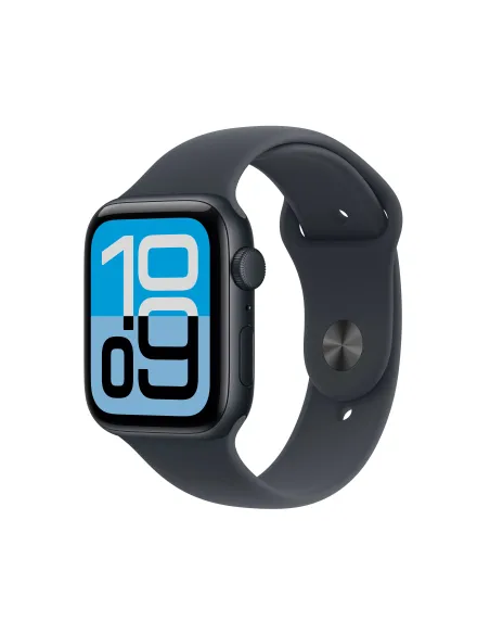 Apple Watch SE (3nd generation) SE 3 GPS 44mm Cassa Alluminio Mezzanotte con Sport Band Mezzanotte - M L