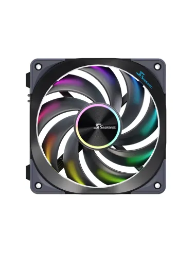 Seasonic MagFlow ARGB Case per computer Ventilatore 12 cm Nero 3 pz