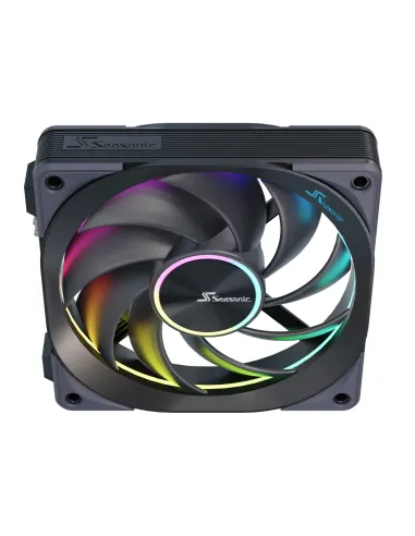 Seasonic MagFlow ARGB Case per computer Ventilatore 12 cm Nero 3 pz