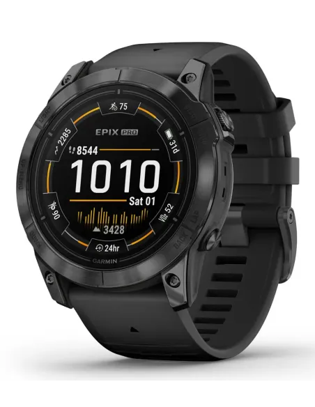 Garmin epix Pro (Gen 2) 3,56 cm (1.4") AMOLED 51 mm Digitale 454 x 454 Pixel Touch screen Grigio Wi-Fi GPS (satellitare)