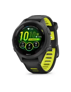 Garmin Forerunner 265S 2,79 cm (1.1") AMOLED 42 mm Digitale 360 x 360 Pixel Touch screen Nero, Grigio Wi-Fi GPS (satellitare)