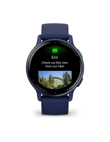 Garmin Vivoactive 5 3,05 cm (1.2") AMOLED 42 mm Digitale 390 x 390 Pixel Touch screen Blu Wi-Fi GPS (satellitare)