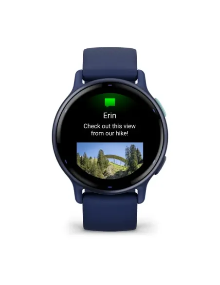 Garmin Vivoactive 5 3,05 cm (1.2") AMOLED 42 mm Digitale 390 x 390 Pixel Touch screen Blu Wi-Fi GPS (satellitare)