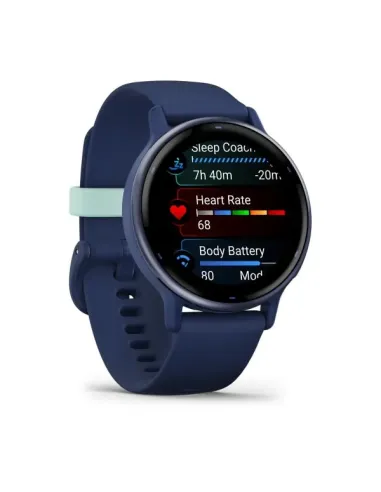 Garmin Vivoactive 5 3,05 cm (1.2") AMOLED 42 mm Digitale 390 x 390 Pixel Touch screen Blu Wi-Fi GPS (satellitare)