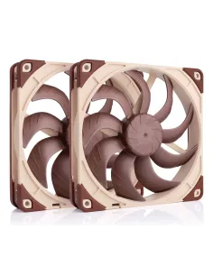 Noctua NF-A14X25 G2 PWM SX2-PP sistema di raffreddamento per computer Case per computer Ventilatore 14 cm Beige 2 pz
