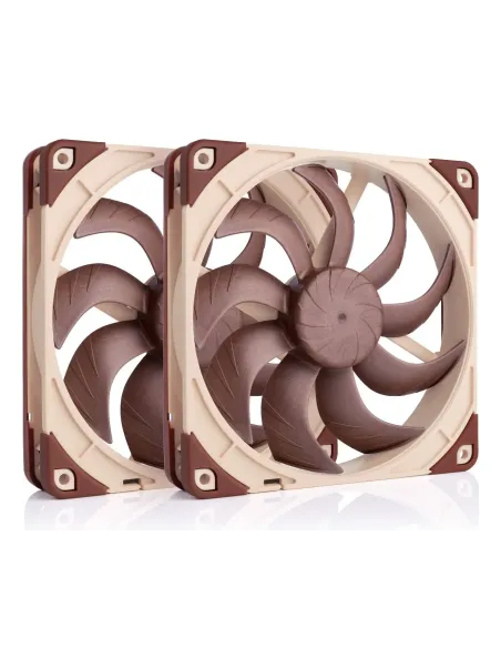 Noctua NF-A14X25 G2 PWM SX2-PP sistema di raffreddamento per computer Case per computer Ventilatore 14 cm Beige 2 pz