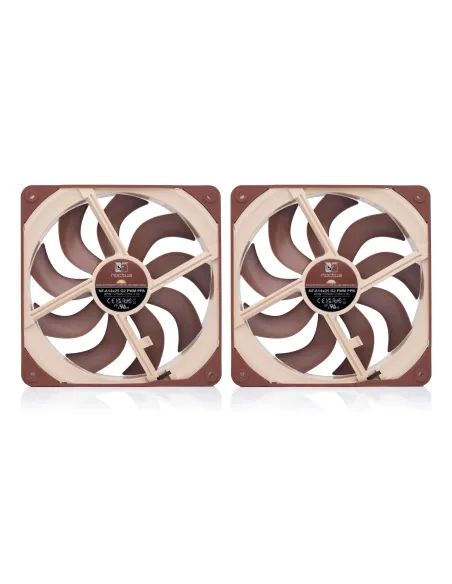 Noctua NF-A14X25 G2 PWM SX2-PP sistema di raffreddamento per computer Case per computer Ventilatore 14 cm Beige 2 pz