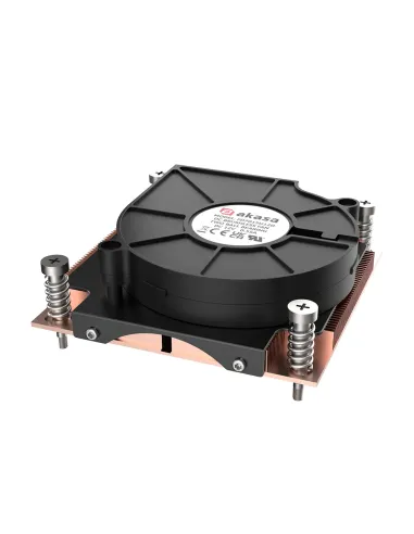 Akasa AK-CC7406BP01 sistema di raffreddamento per computer Processore Raffreddatore d'aria 7,5 cm Nero, Blu 1 pz