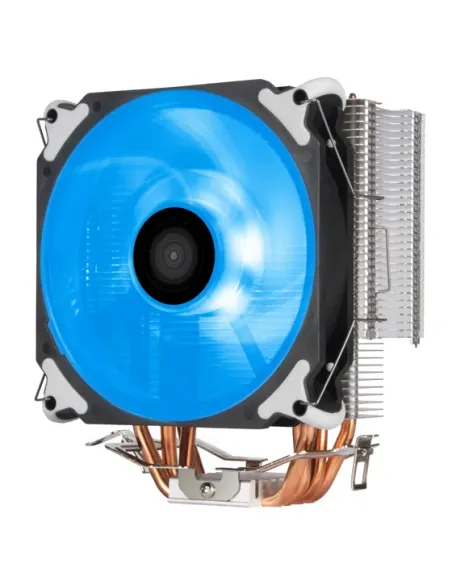 Silverstone AR12 RGB Processore Refrigeratore 12 cm Nero, Acciaio inox, Bianco