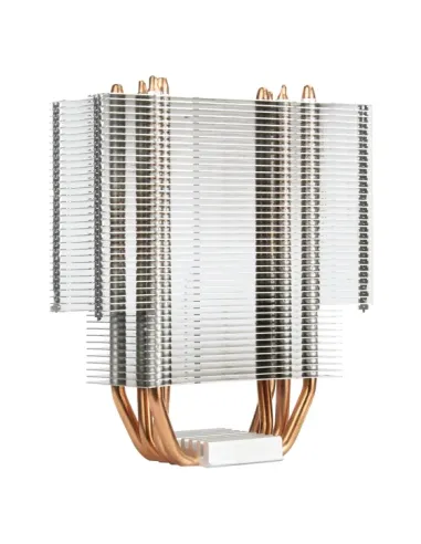 Silverstone AR12 RGB Processore Refrigeratore 12 cm Nero, Acciaio inox, Bianco