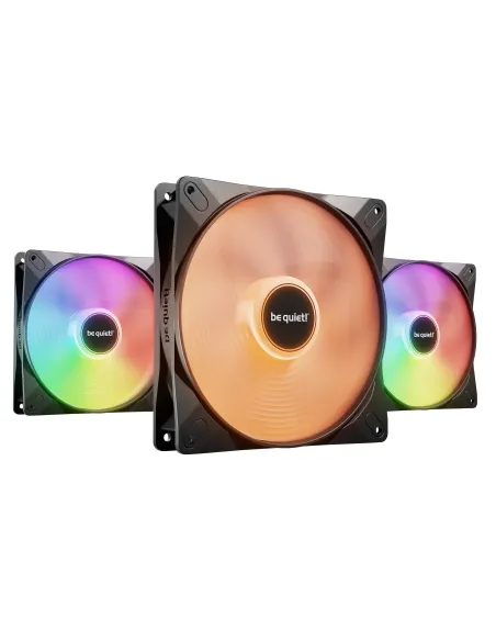 be quiet! LIGHT WINGS LX 140mm PWM High Speed 3-Pack Black Case per computer Ventilatore 14 cm Nero 3 pz