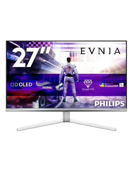 Philips Evnia 8000 27M2N8500 00 Monitor PC 67,3 cm (26.5") 2560 x 1440 Pixel Quad HD QD-OLED Bianco