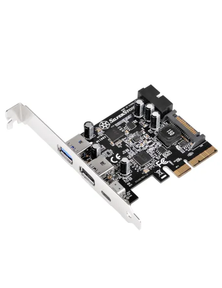 Silverstone ECU05 scheda di interfaccia e adattatore Interno USB 3.2 Gen 1 (3.1 Gen 1)