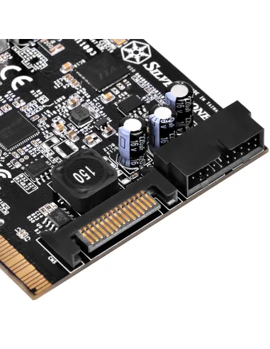 Silverstone ECU05 scheda di interfaccia e adattatore Interno USB 3.2 Gen 1 (3.1 Gen 1)