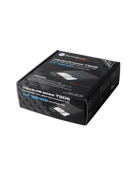 Silverstone TS06 Nero 2.5" Alimentazione USB