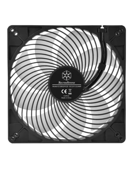 Silverstone Air Penetrator 184i Case per computer Raffreddatore d'aria 180 200 mm Nero 1 pz