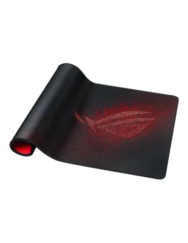 ASUS ROG Sheath Tappetino per mouse per gioco da computer Nero, Rosso