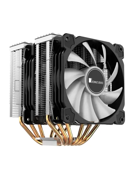 Jonsbo CR-2000GT sistema di raffreddamento per computer Processore Refrigeratore 12 cm Nero 1 pz