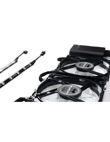 In Win AURORA Case per computer Ventilatore 12 cm Nero, Bianco 1 pz