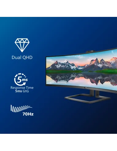 Philips P Line Display LCD curvo in 32 9 SuperWide 499P9H 00
